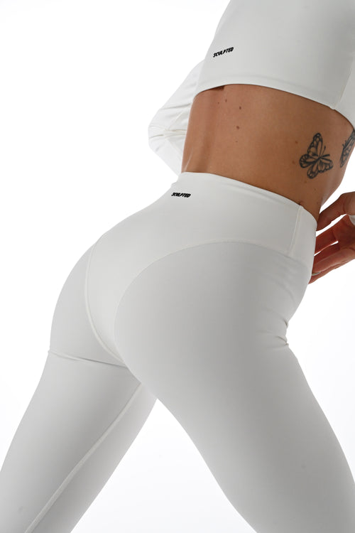 Sculpted Leggings in White